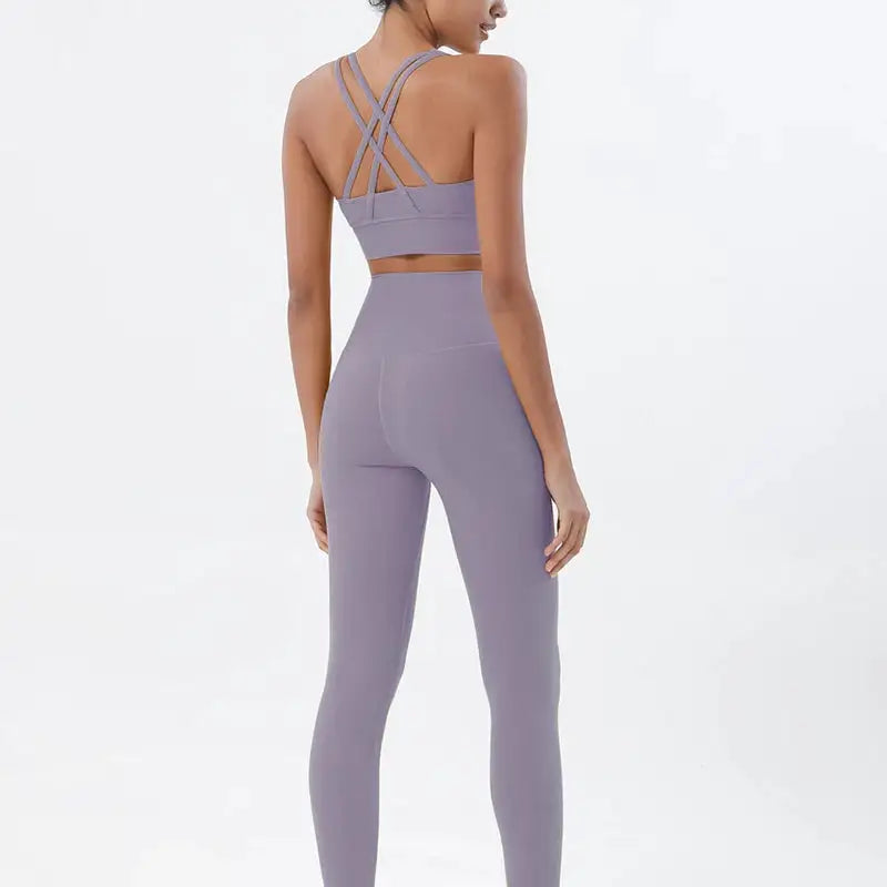 SOISOU Nylon Yoga Set Women&