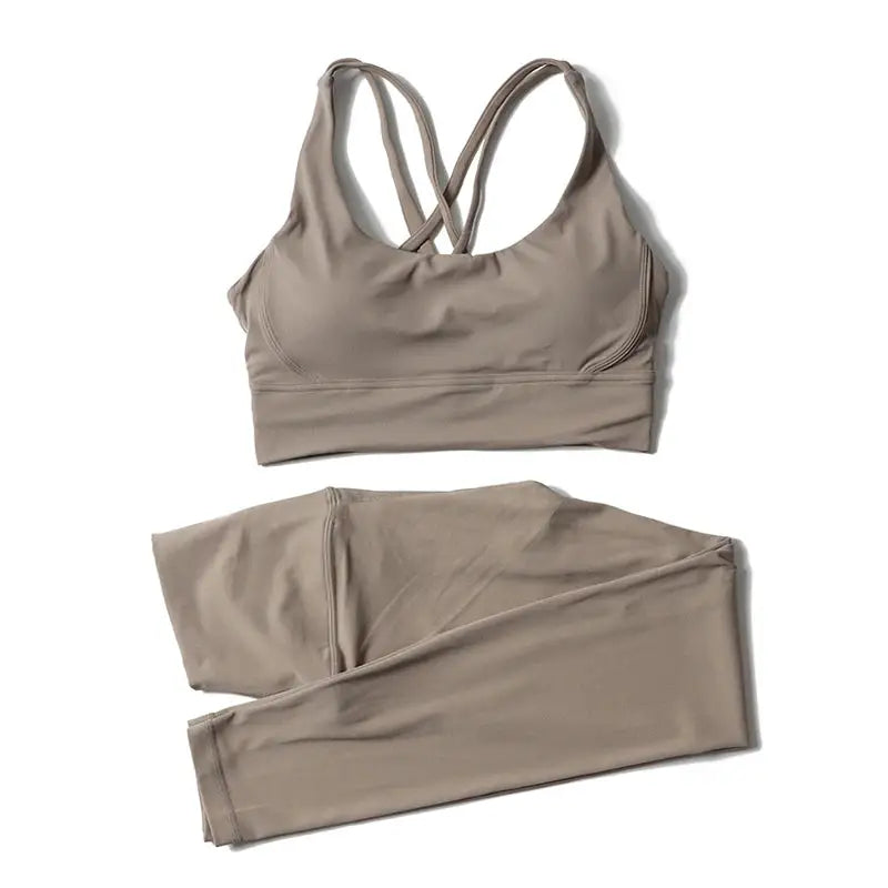 SOISOU Nylon Yoga Set Women&