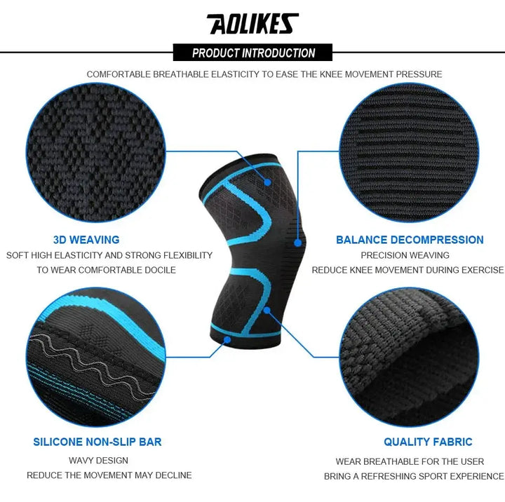 AOLIKES Compression Knee Brace For Men And Women Single Pack - OurLum.com