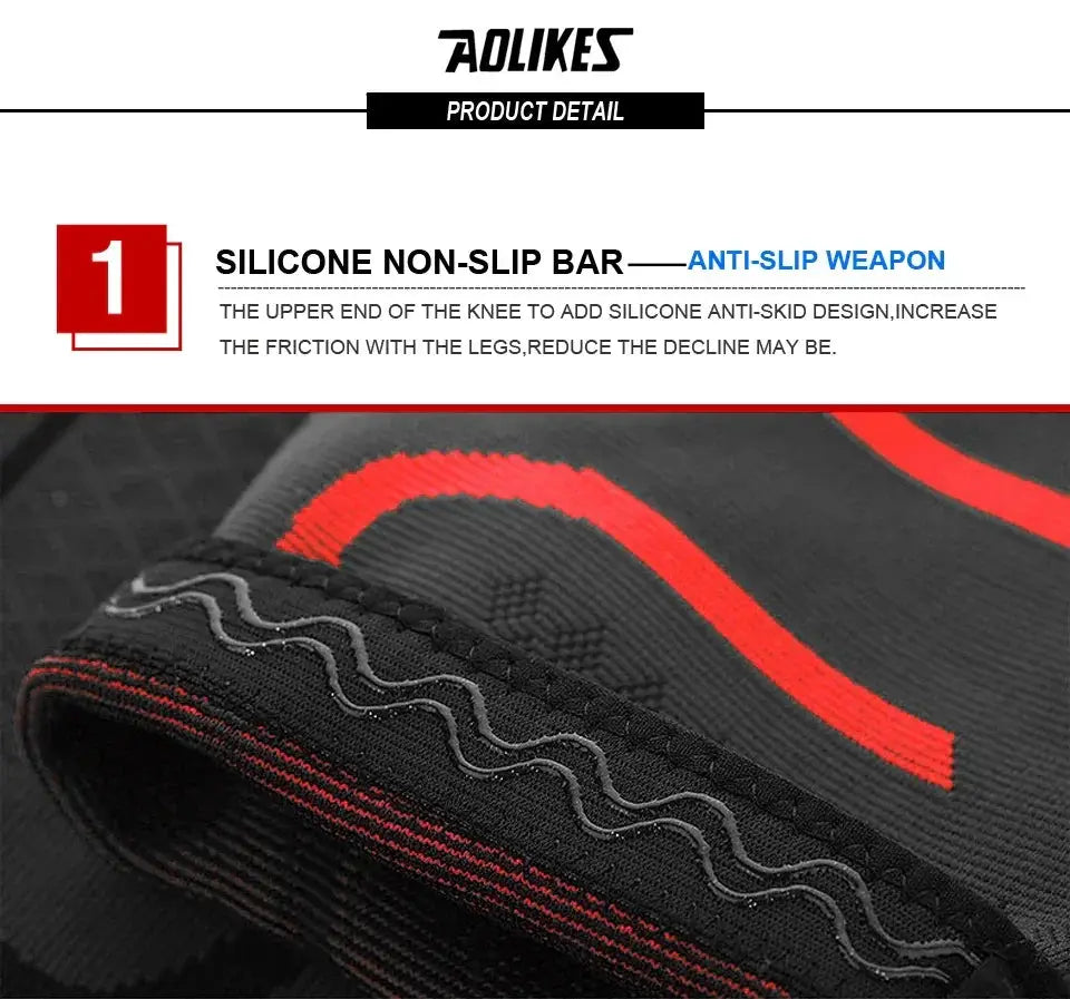 AOLIKES Compression Knee Brace For Men And Women Single Pack - OurLum.com