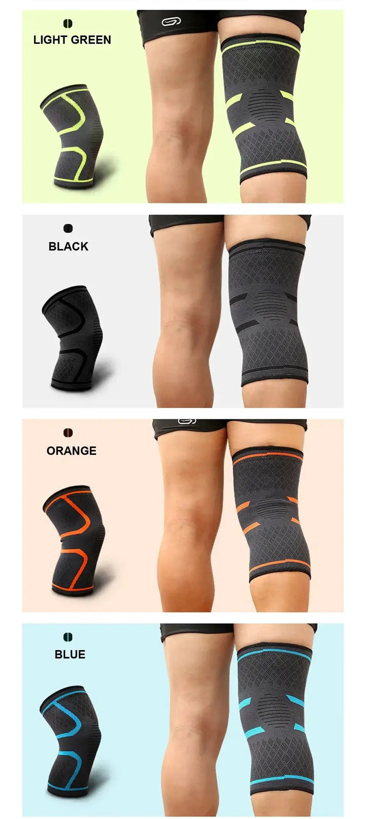 AOLIKES Compression Knee Brace For Men And Women Single Pack - OurLum.com
