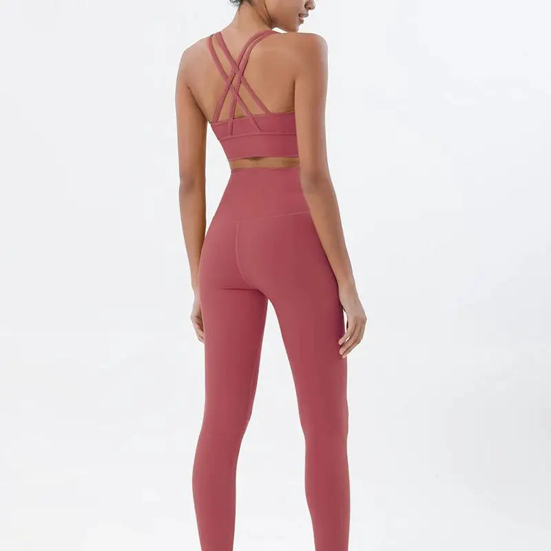 SOISOU Nylon Yoga Set Women&