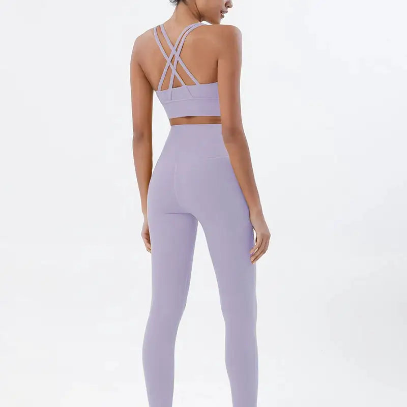 SOISOU Nylon Yoga Set Women&