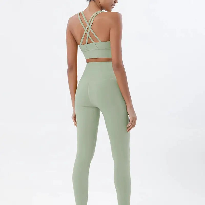 SOISOU Nylon Yoga Set Women&