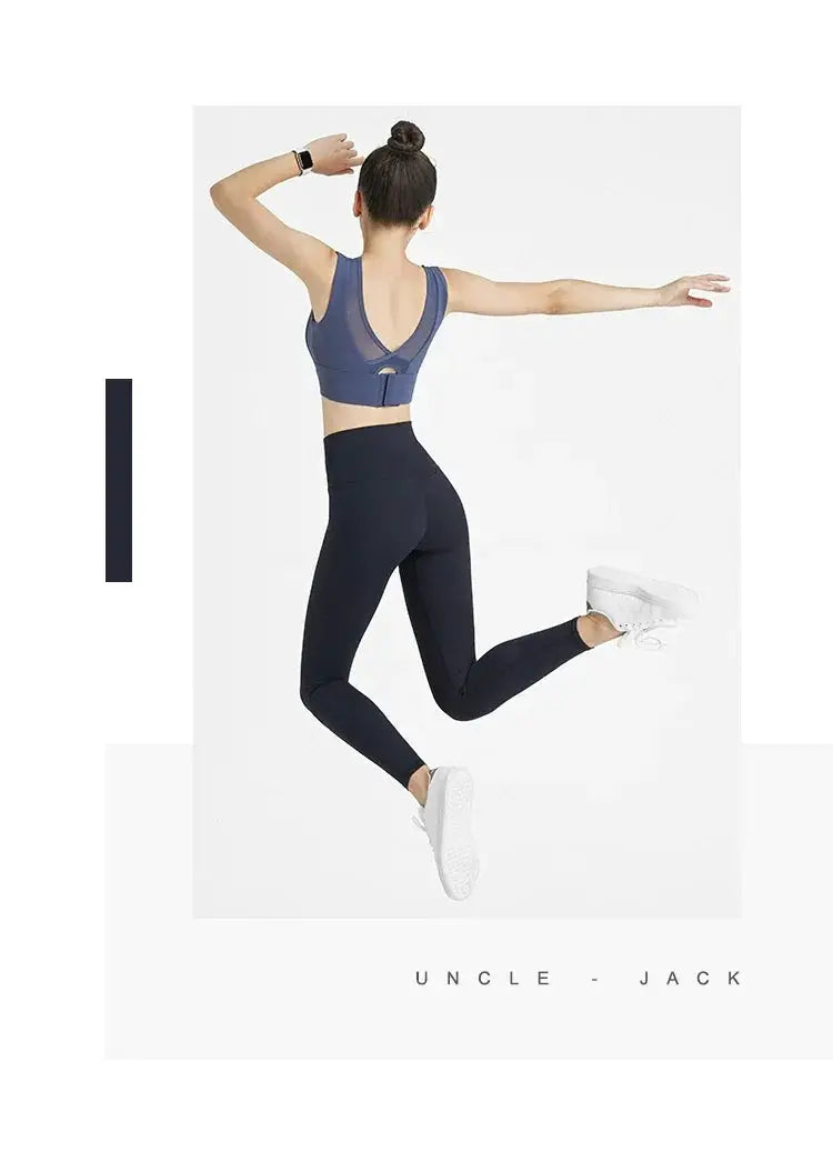Hip Lifting Yoga Fitness Pants No Embarrassment Line Design
