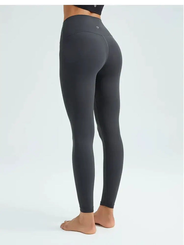 Jiao Ma Yoga Pants High Waist Algin Fabric Hip Raise