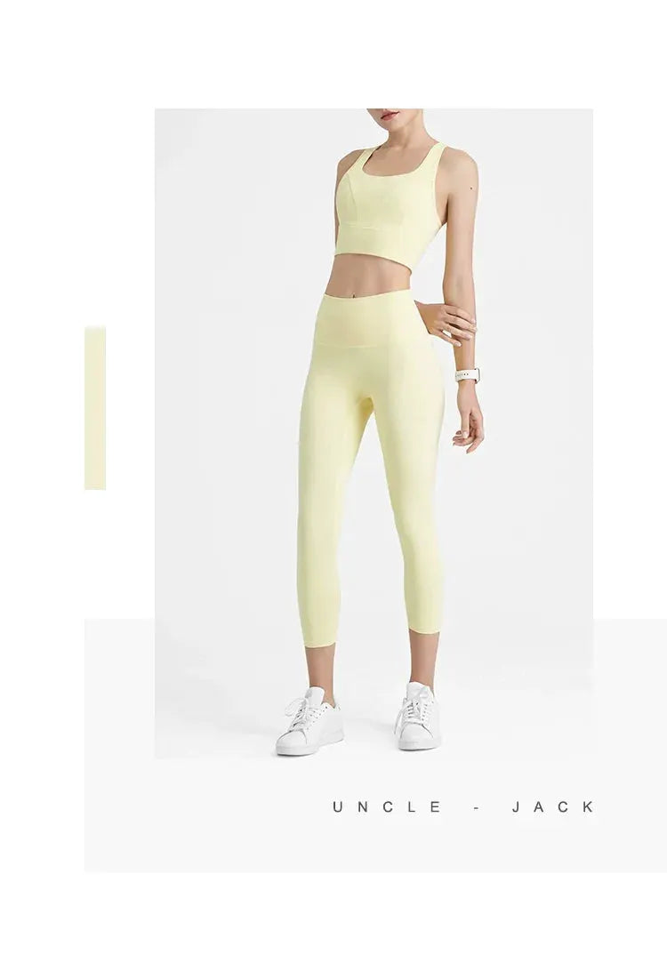 Technology Skinny Running Quick Dry Yoga Pants For Fitness