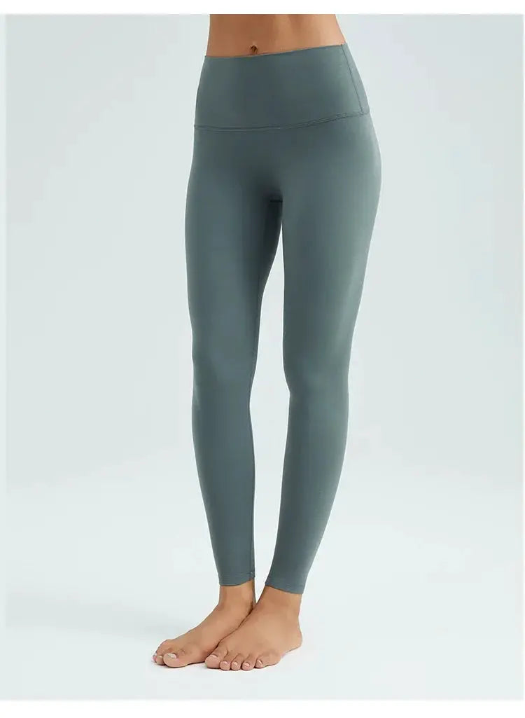 Jiao Ma Yoga Pants High Waist Algin Fabric Hip Raise