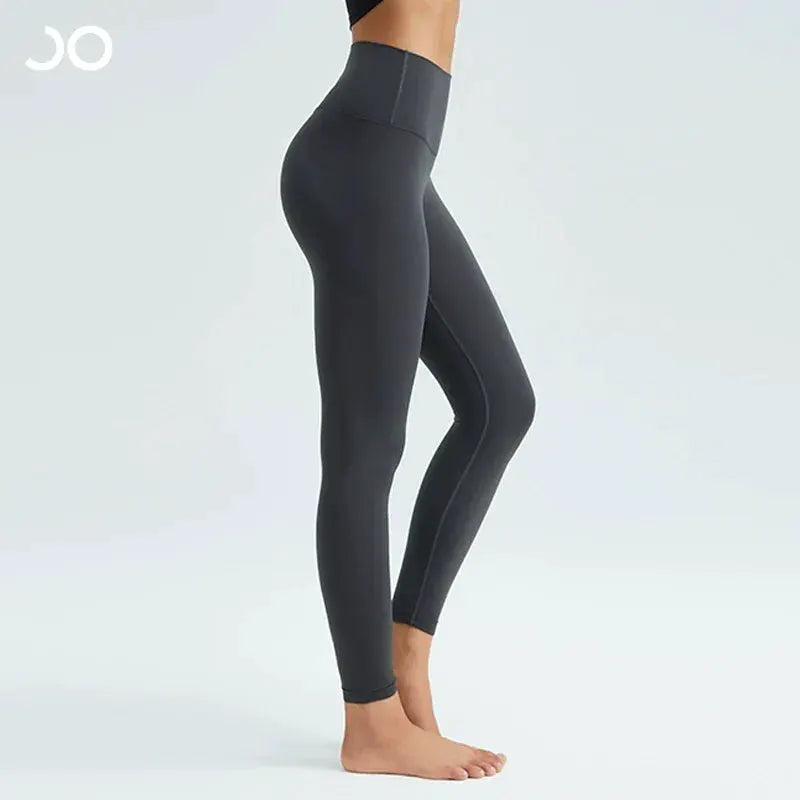 Jiao Ma Yoga Pants High Waist Algin Fabric Hip Raise