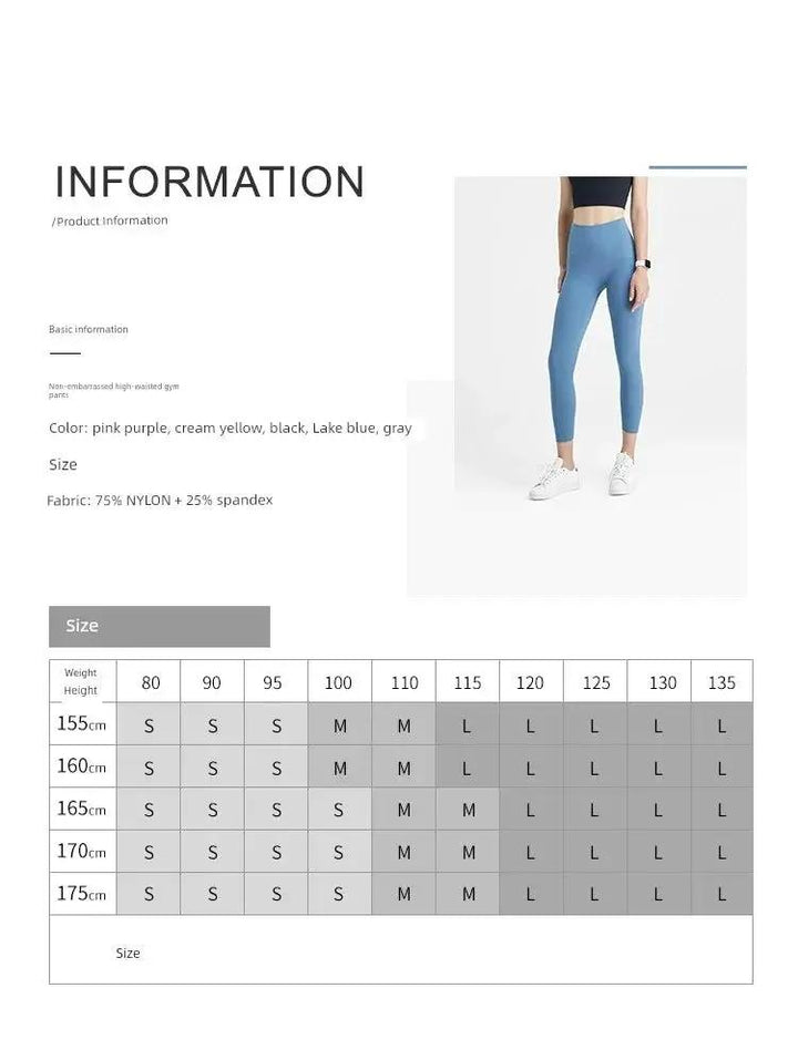Technology Skinny Running Quick Dry Yoga Pants For Fitness