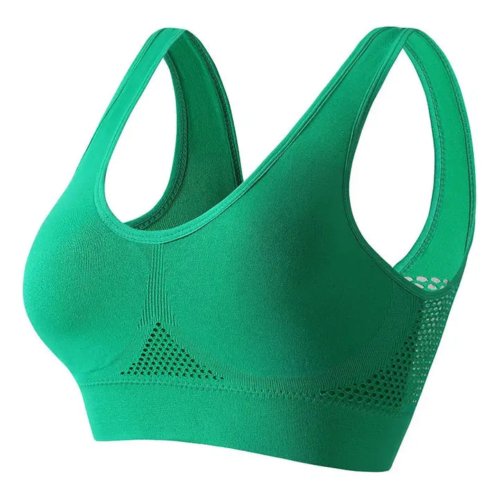 Beautiful Back Sports Bra Shockproof Running Fitness Anti-sagging Upper Collection Soft Support High-strength Women&