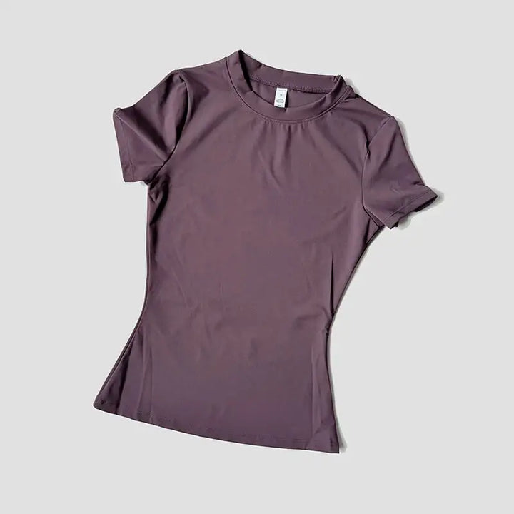 Women Yoga Top Seamless Sport T Shirts Fitness Clothes Short Sleeve Yoga Shirt Gym Top Running Active Wear