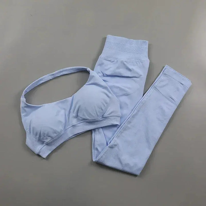 Seamless High Elastic Yoga Set Women 2 Piece Sportswear