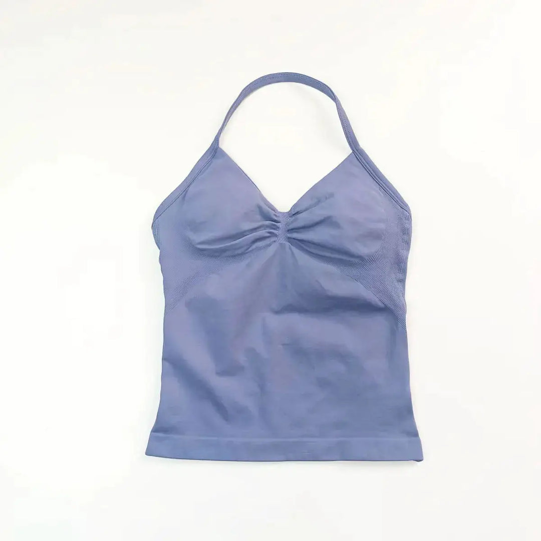 NCLAGEN Impact Longline Strappy Top Sports Yoga Vest Women&