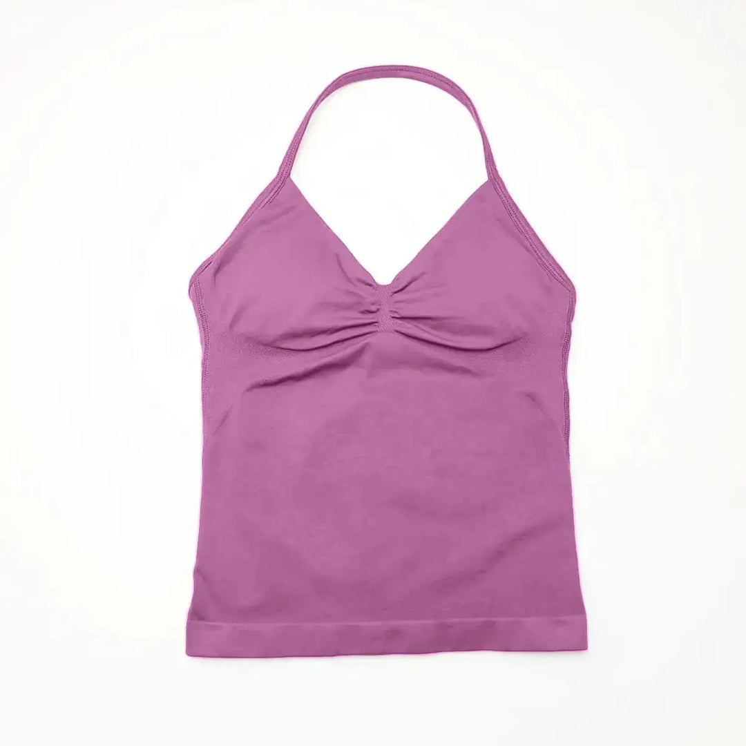 NCLAGEN Impact Longline Strappy Top Sports Yoga Vest Women&
