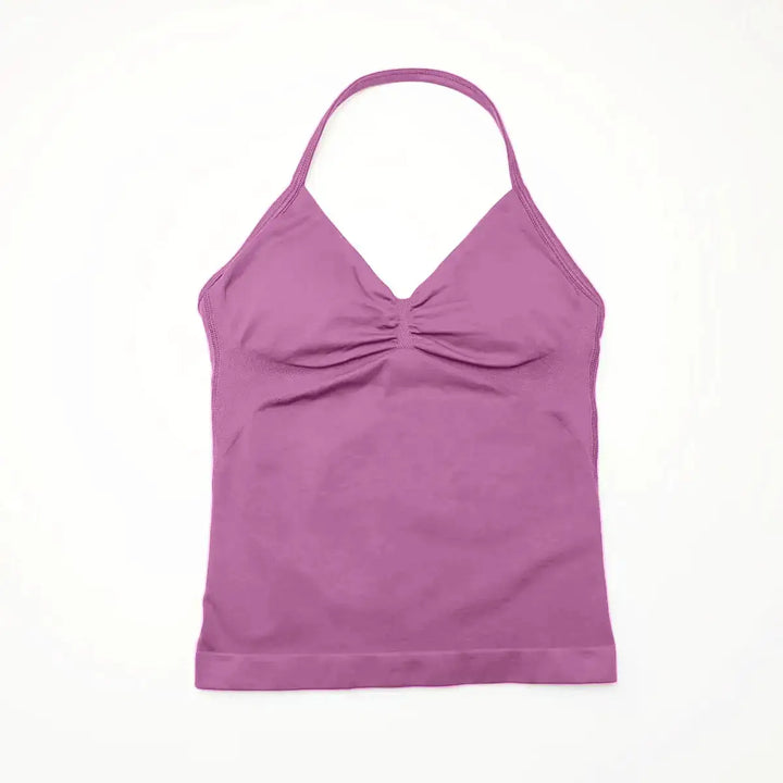 NCLAGEN Impact Longline Strappy Top Sports Yoga Vest Women&