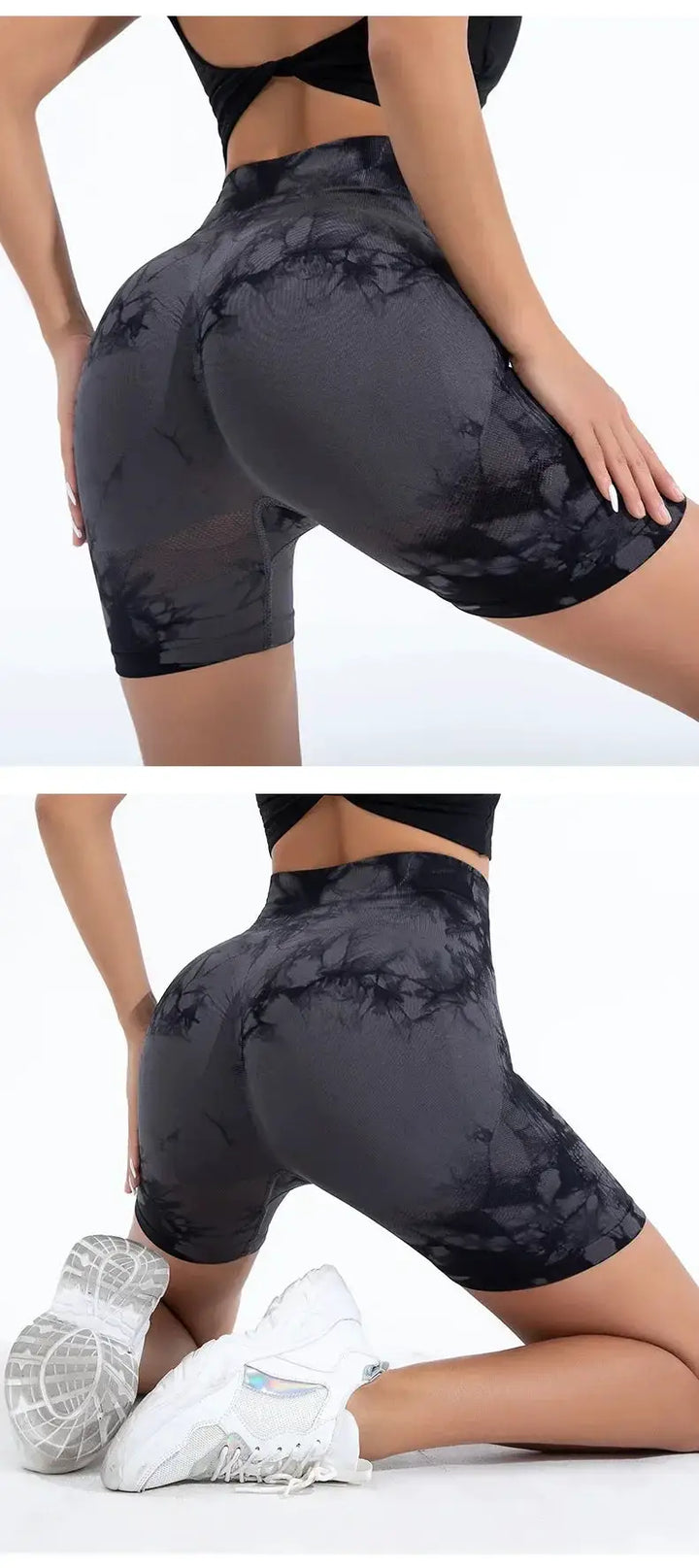 High Waisted Seamless Tie Dye Butt Lift Leggings For Women