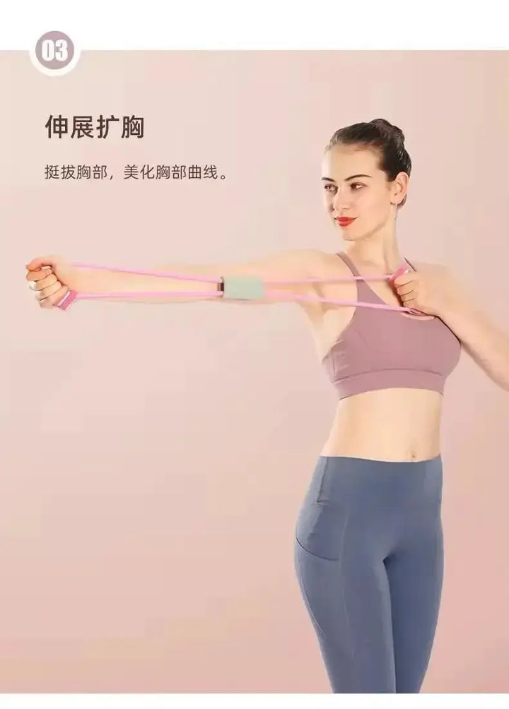Foam Handled Resistance Bands Set For Home Workouts