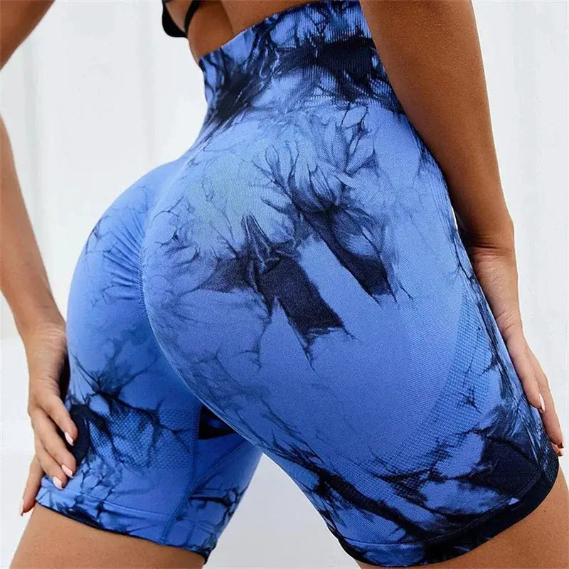 High Waisted Seamless Tie Dye Butt Lift Leggings For Women