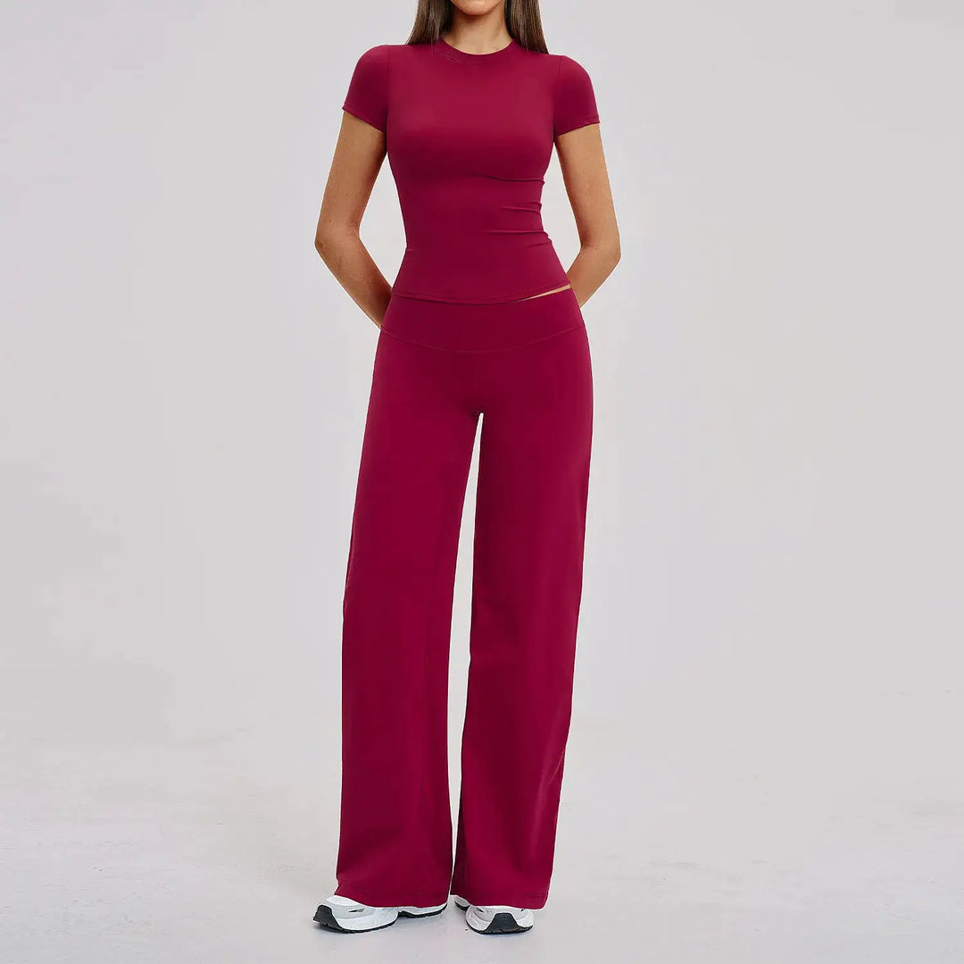 Women Fitness Set Breathable Tracksuit Quick Dry