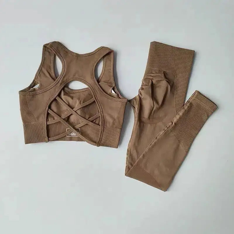 2PCS Sports Bra Women&