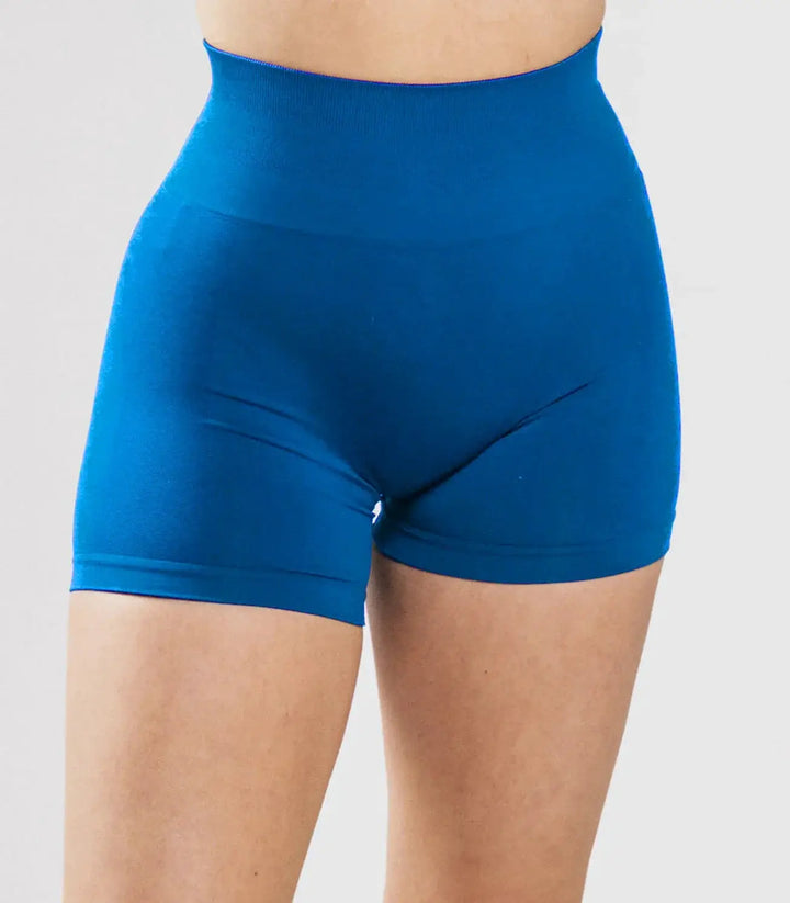 High Waist Scrunch Butt Seamless Yoga Shorts For Women
