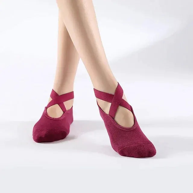 Non Slip Cotton Yoga Socks For Women For Pilates And Dance