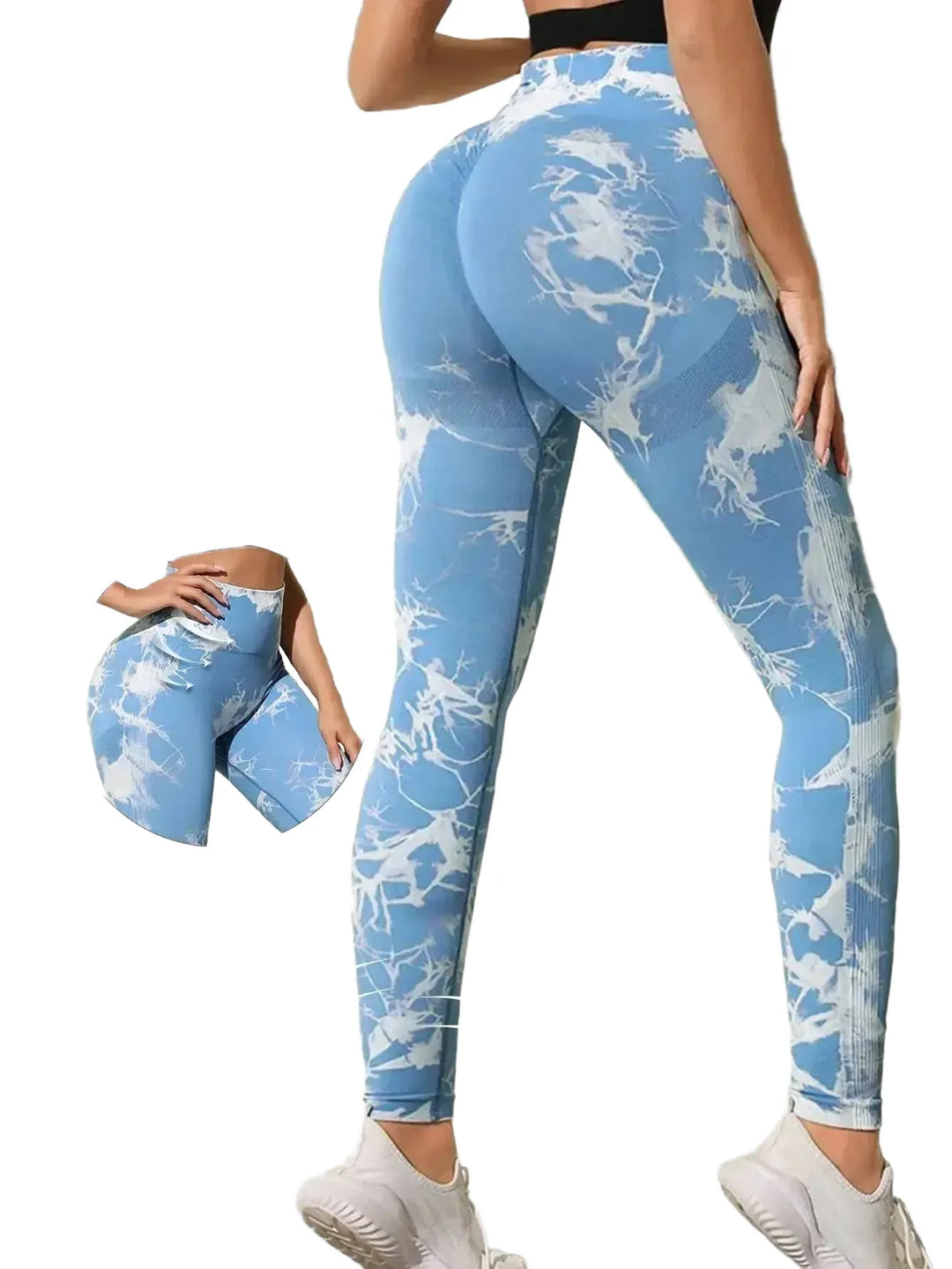 Tie Dye Leggings Seamless High Waist Women Fitness Wear Yoga