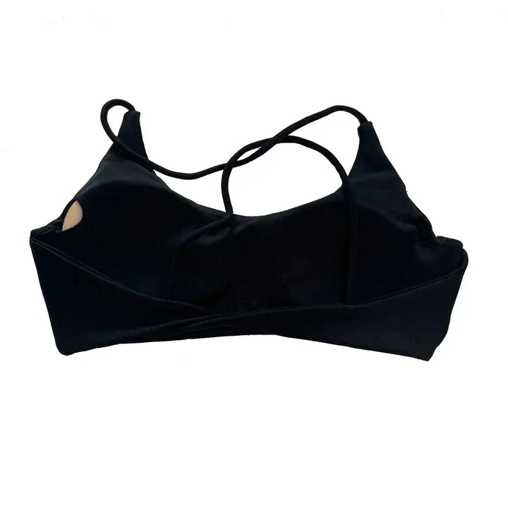 Seamless Backless Sports Bra For Women Medium Support Crop