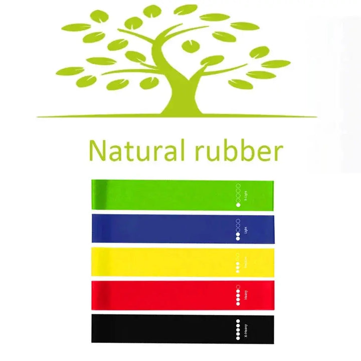 Versatile 5 Level Resistance Bands For Home Workouts