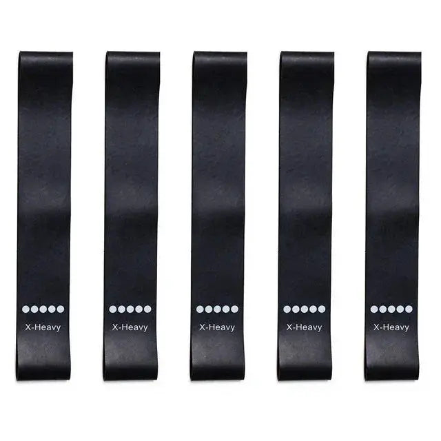 5 Piece Elastic Resistance Bands Set For Strength Training