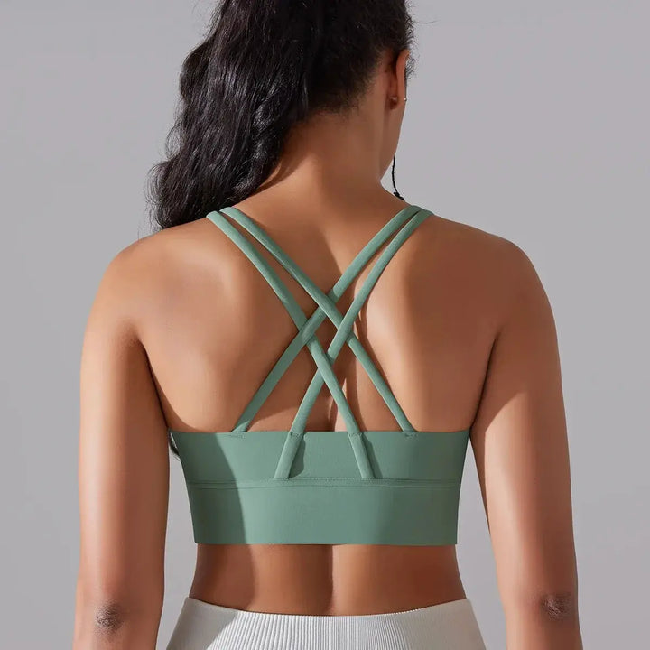 Womens High Stretch Yoga Bra Tank Top For Gym Use Daily