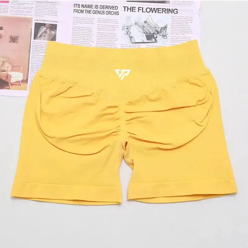 Keep That Pump Yoga Shorts Gym Shorts Recoil Scrunch Shorts Womem Seamless Silicone Printed High Quality Fitness Sport Shorts