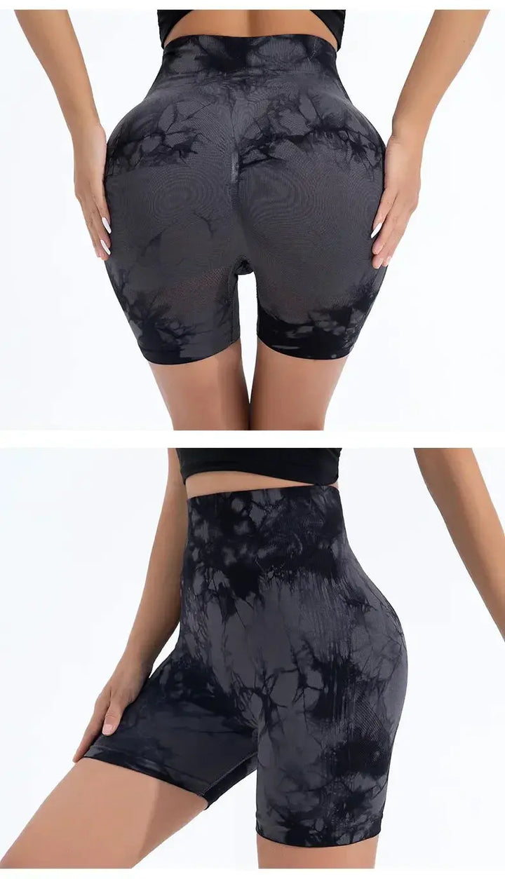 High Waisted Seamless Tie Dye Butt Lift Leggings For Women