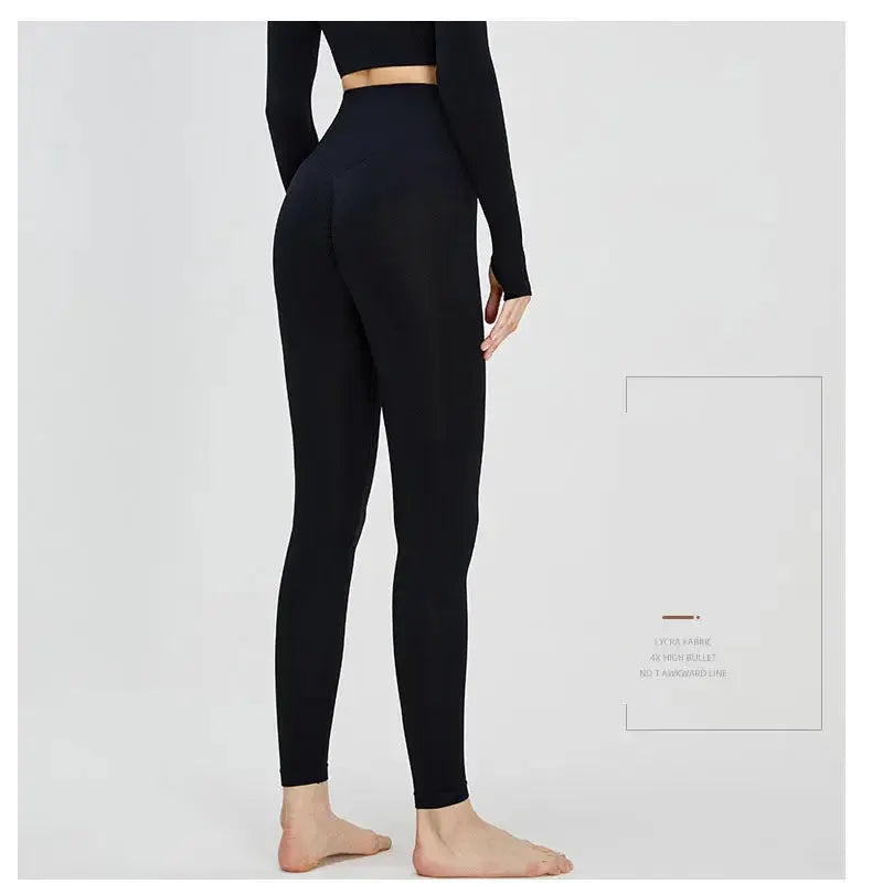 Nude Yoga Pants Women High Waist Seamless Hip Lifting