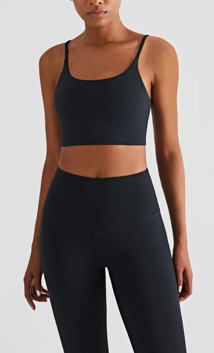 High Stretch Yoga Tank Tops With Suspenders For Women