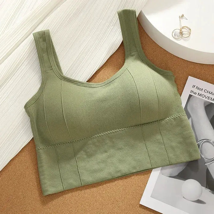 Seamless Shockproof Yoga Bra For Women Breathable Crop Top - OurLum.com