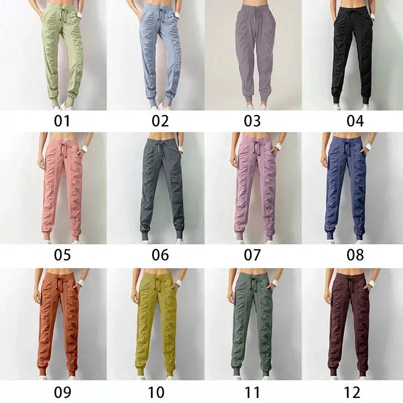 Women Sweatpants Drawstring Joggers for Running and Sport