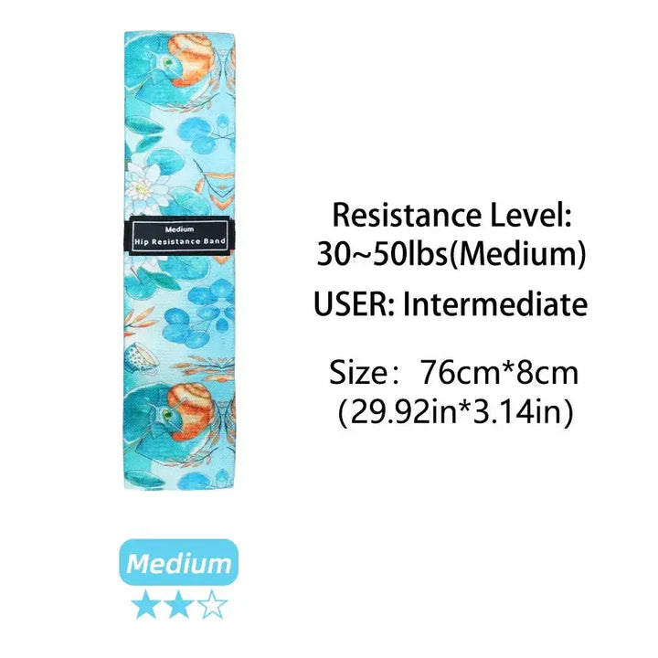 Non Slip Fabric Resistance Bands for Workout and Yoga