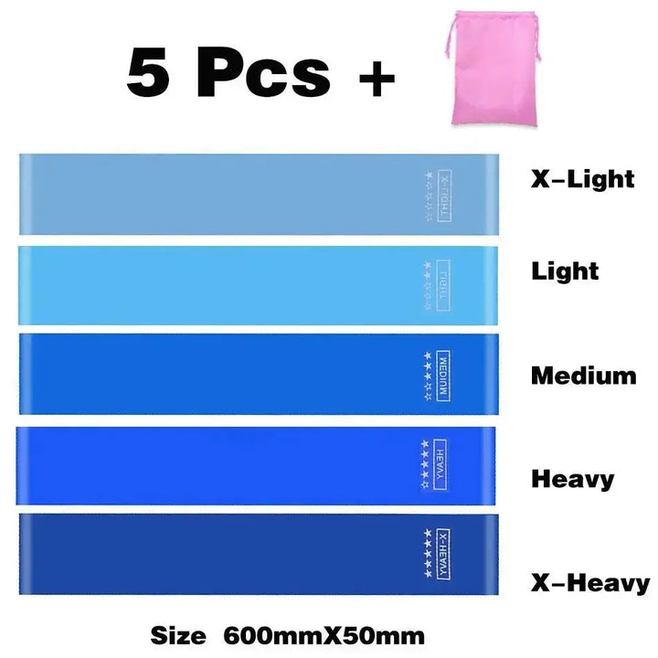 Versatile Elastic Resistance Bands Set for Home Workouts