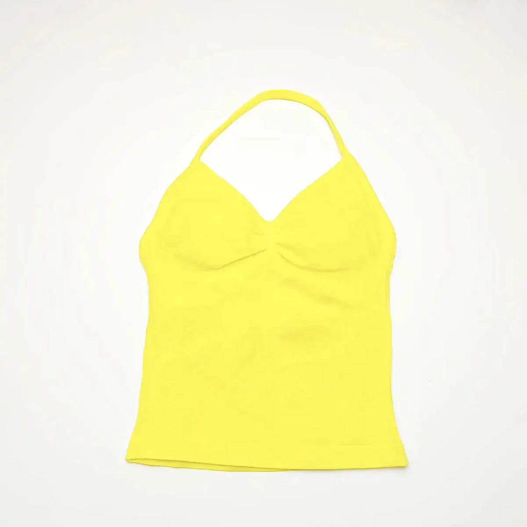 NCLAGEN Impact Longline Strappy Top Sports Yoga Vest Women&