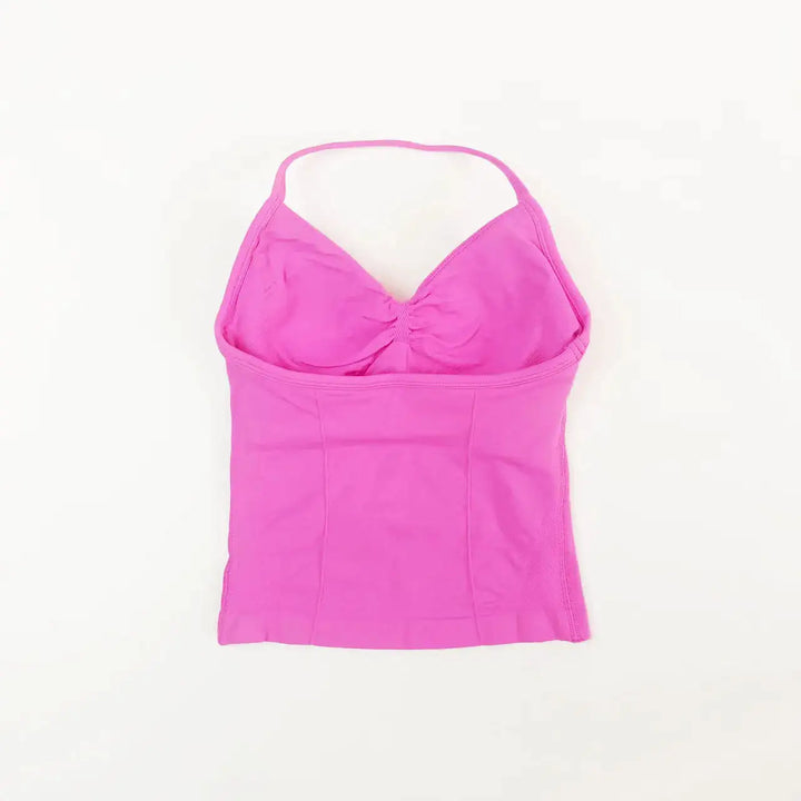 NCLAGEN Impact Longline Strappy Top Sports Yoga Vest Women&
