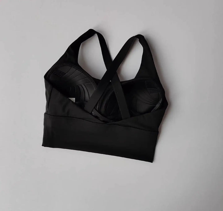 Shockproof High-Intensity Exercise Fitness Bra All-In-One Cup Running Gathered Yoga Beauty Back Breathable Sports Bra for Women