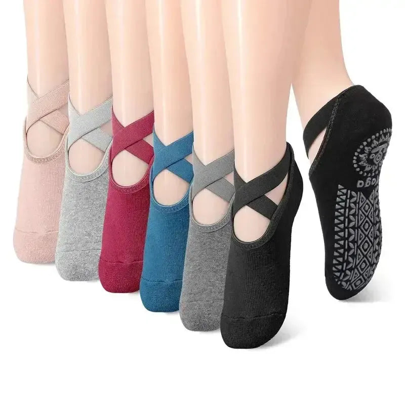 Non Slip Cotton Yoga Socks For Women For Pilates And Dance