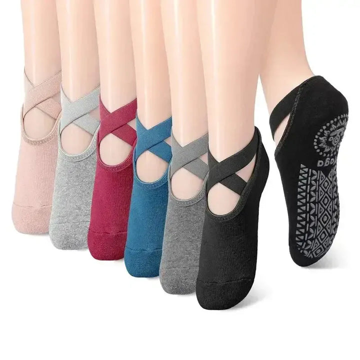 Non Slip Cotton Yoga Socks For Women For Pilates And Dance