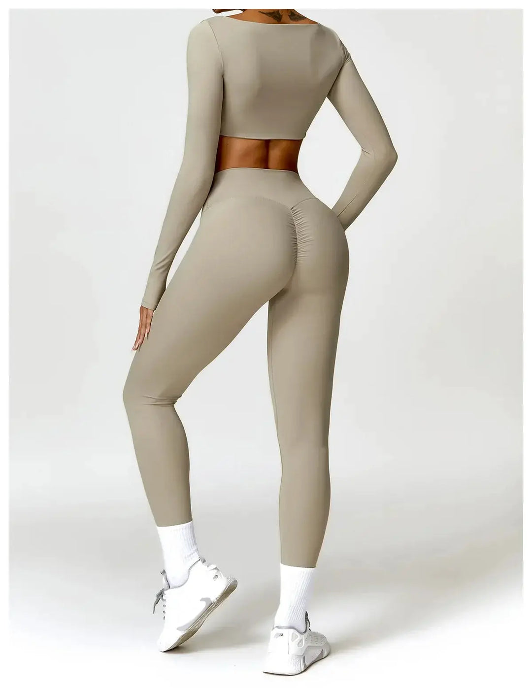 Women Yoga Sports Set Quick Dry 2 Piece Gym Outfit