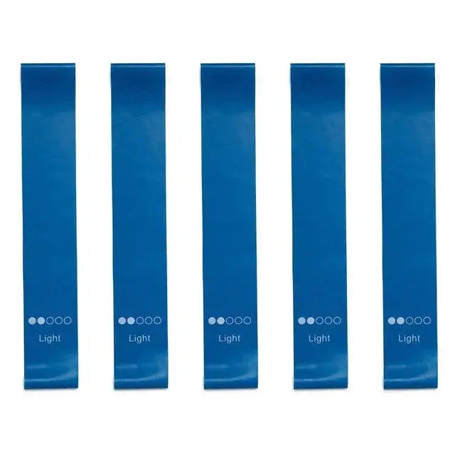 5 Piece Elastic Resistance Bands Set For Strength Training