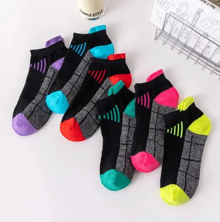 Unisex Organic Cotton Ankle Socks Breathable Sports Casual