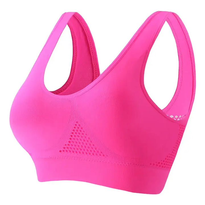 Beautiful Back Sports Bra Shockproof Running Fitness Anti-sagging Upper Collection Soft Support High-strength Women&