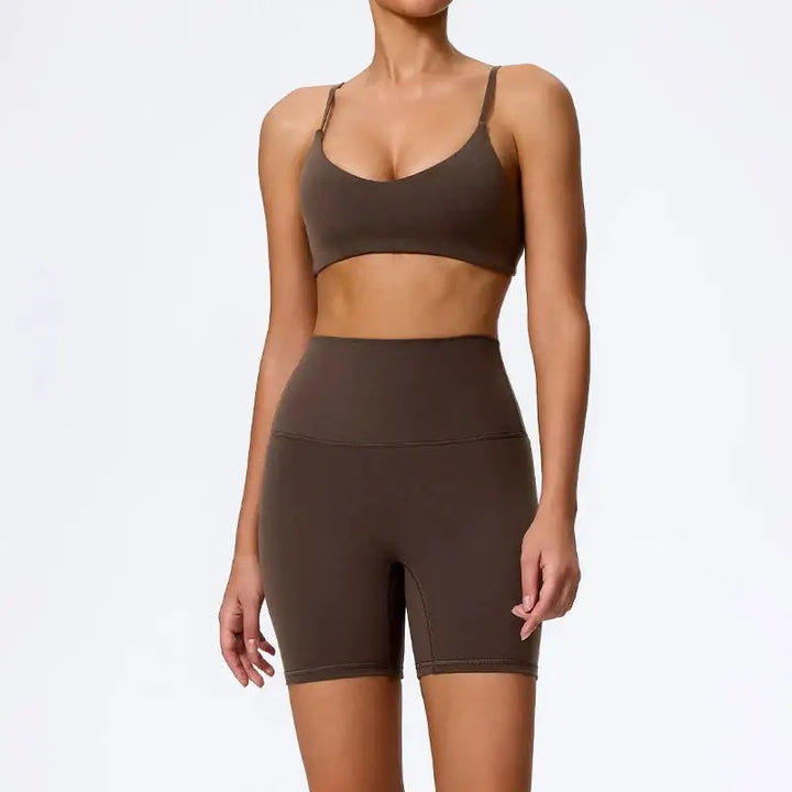 Ctenkevet Summer Women 2Pcs Sleeveless Sports Set Female Gym Two-Piece Yoga Set High Waist Breathable Legging Sportswear Women